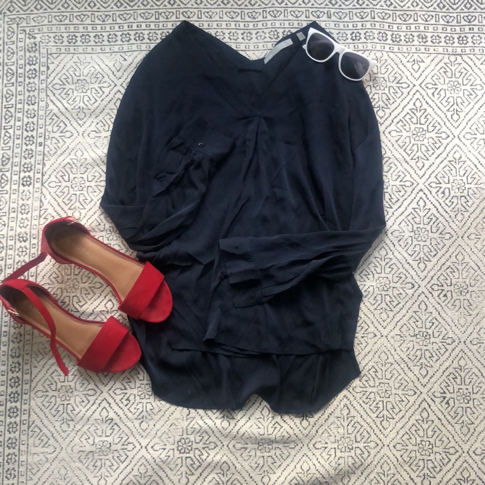 Vince Navy Blue Shirt